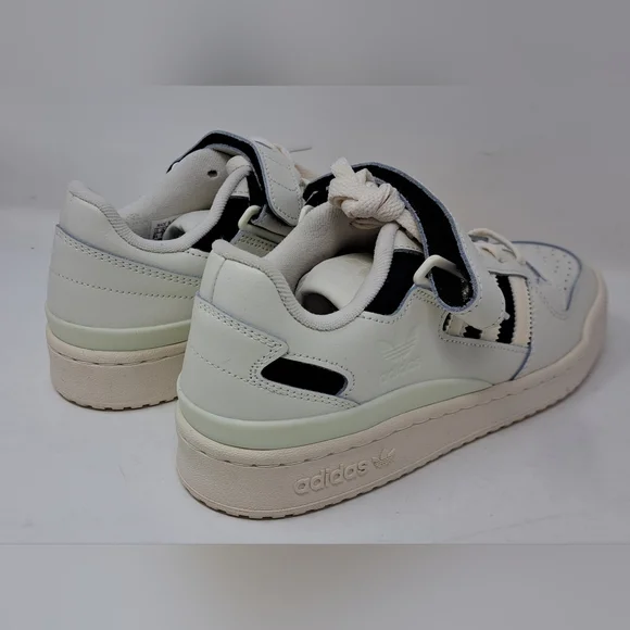 New adidas Women's Forum Low Shoes Sneakers Shoes Casual Off White Black 8.5 US - Picture 10 of 14